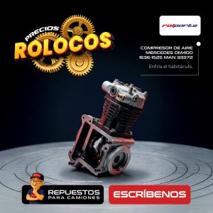 COMPRESOR DE AIRE MERCEDES OM400 1636-1525 MAN 33372