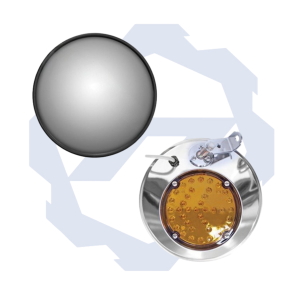 11833 Espejo redondo panorámico/luz RH