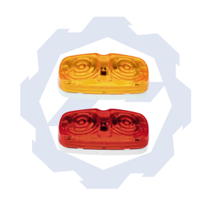 8040LF (12/24V) Luz doble óptico con 10 LED fijos