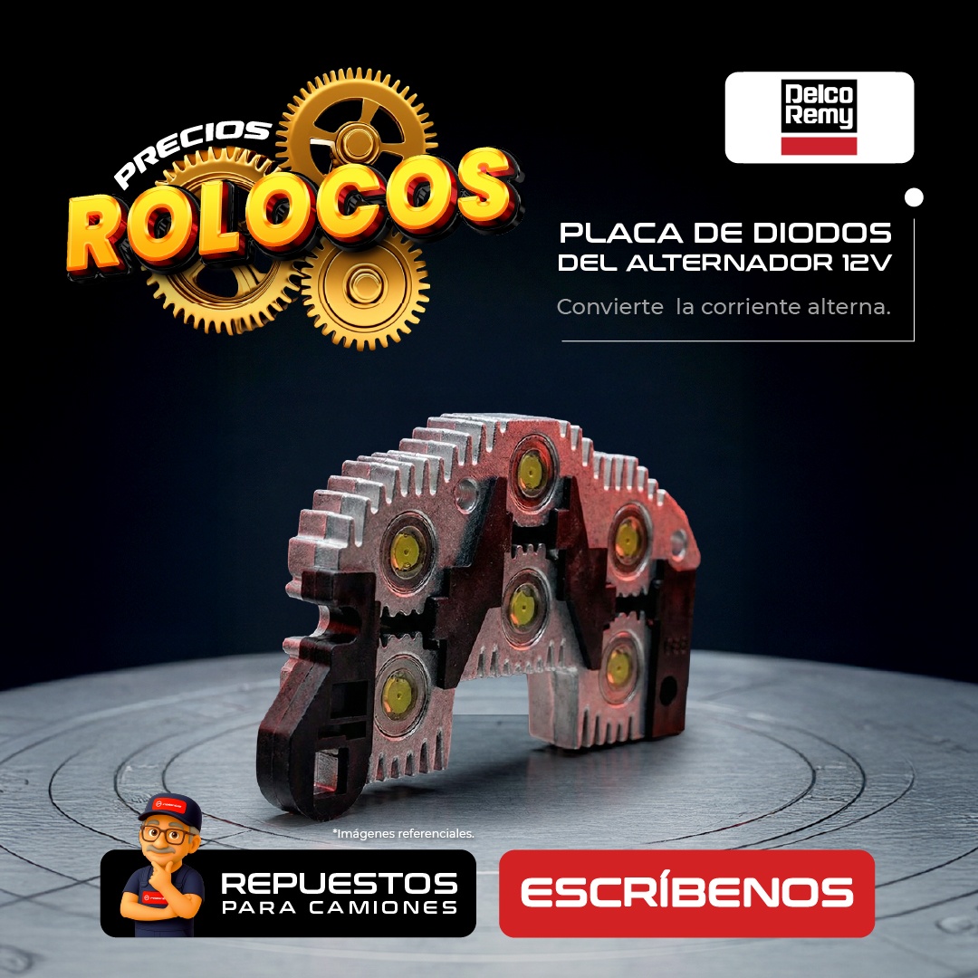 PLACA DE DIODOS DEL ALTERNADOR 12V