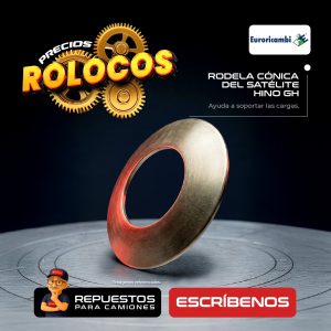 RODELA CONICA DEL SATELITE HINO GH
